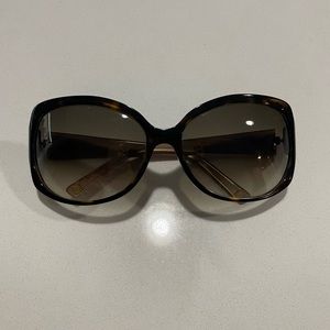 Dior Oversized Tortoise Sunglasses